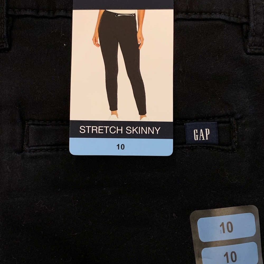 NWT GAP Women’s Black Stretch Skinny Pant Size 10